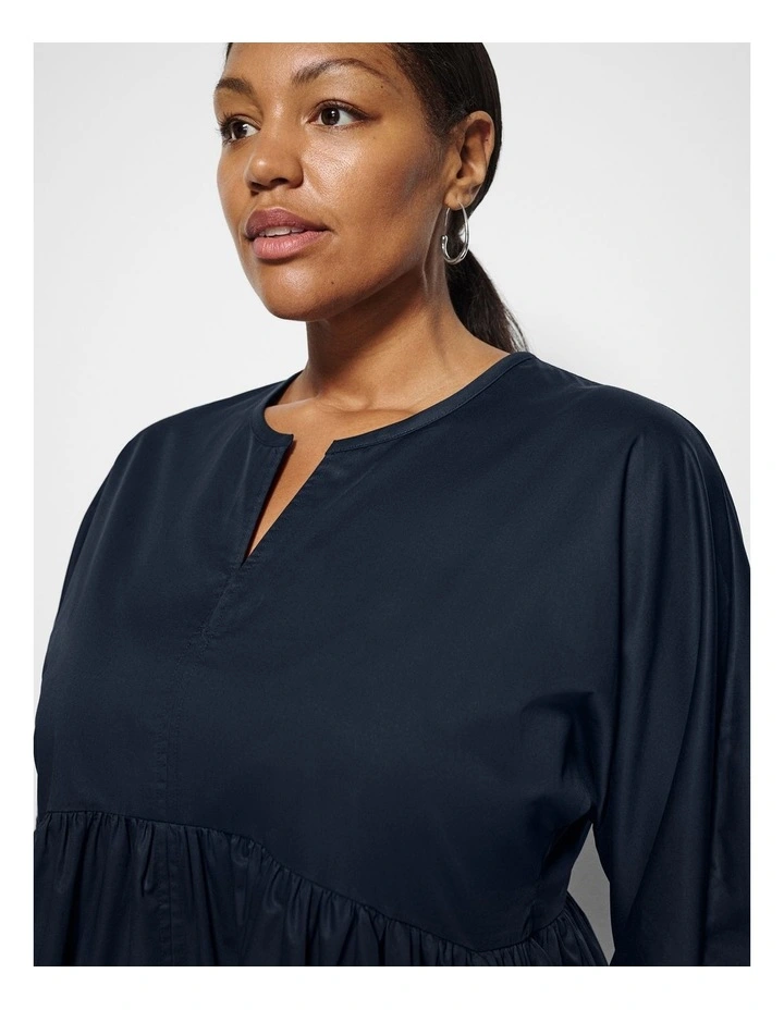 Iris Dress  in True Navy image 2