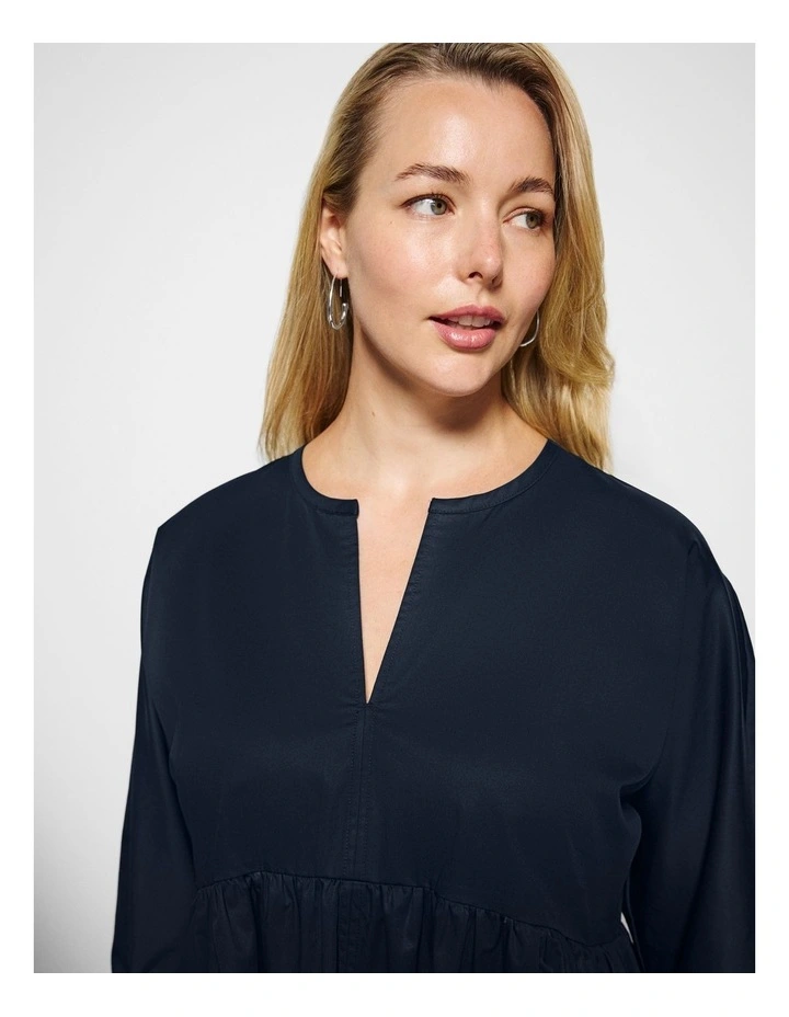 Iris Dress  in True Navy image 6