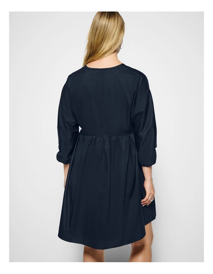 Iris Dress  in True Navy image 7