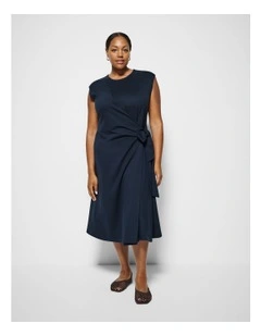 Mila Dress in True Navy