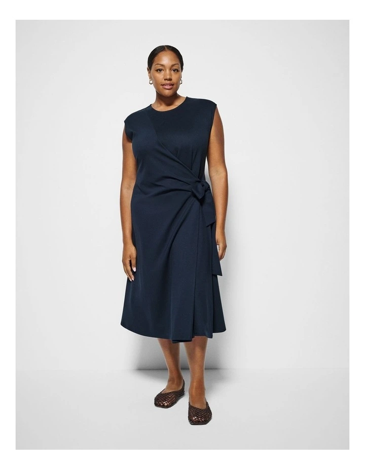 Mila Dress in True Navy image 1