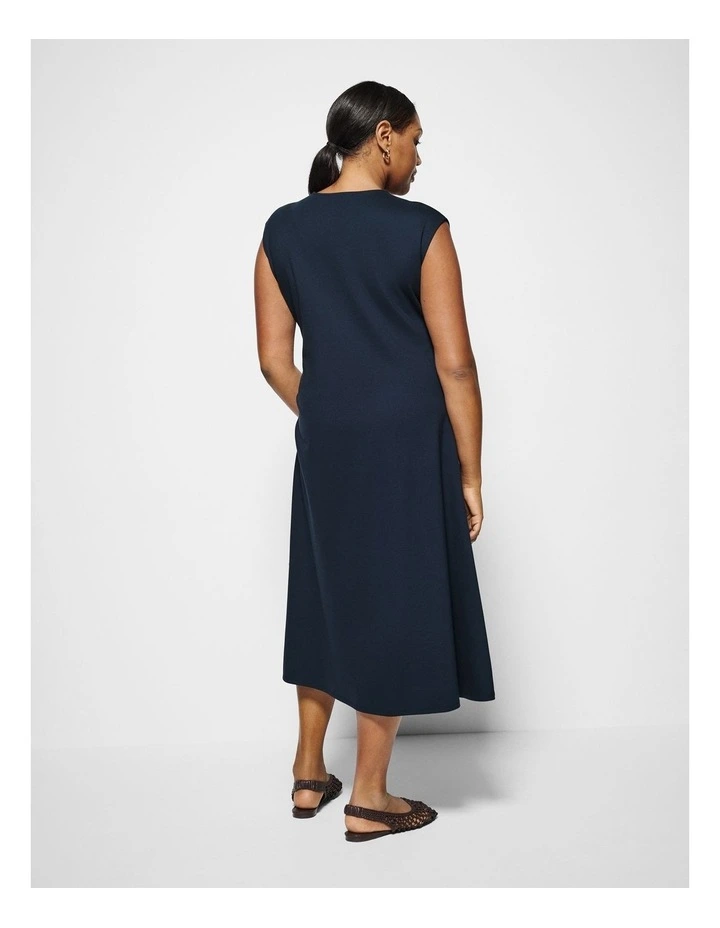 Mila Dress in True Navy image 3