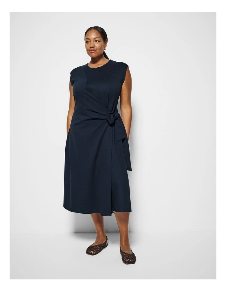 Mila Dress in True Navy image 4