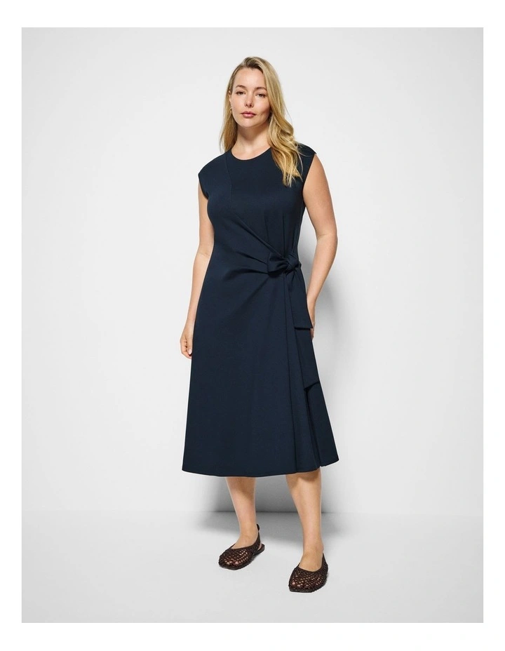 Mila Dress in True Navy image 5