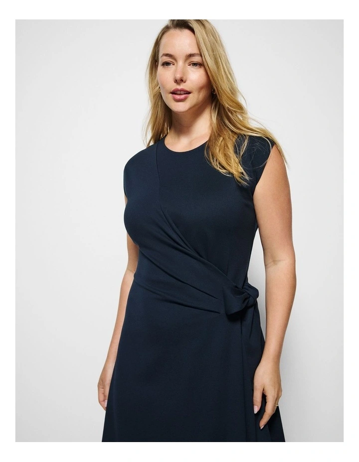 Mila Dress in True Navy image 6