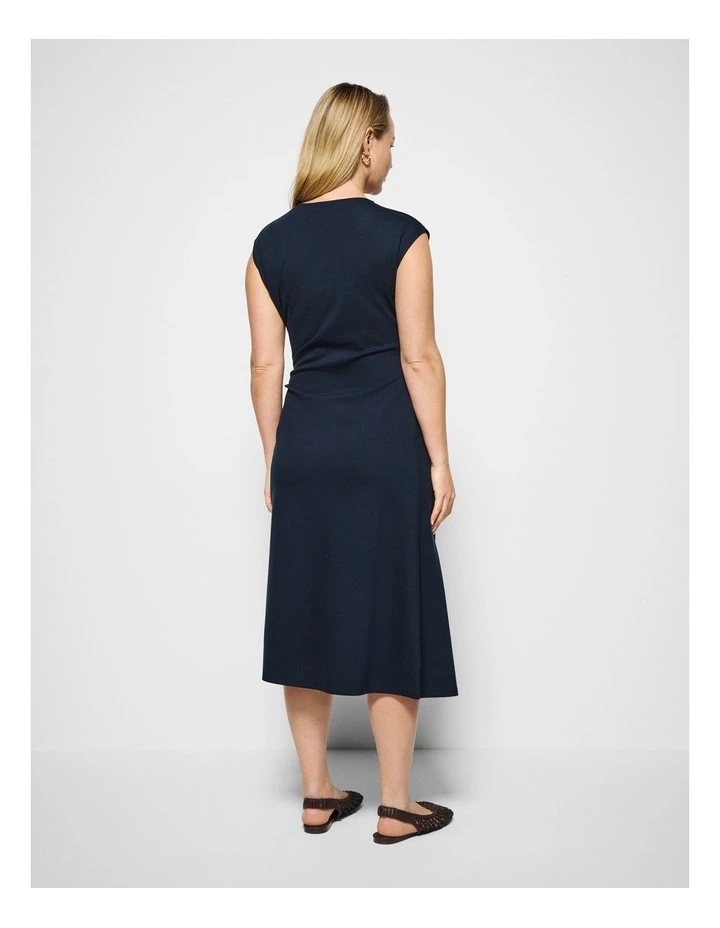 Mila Dress in True Navy image 7