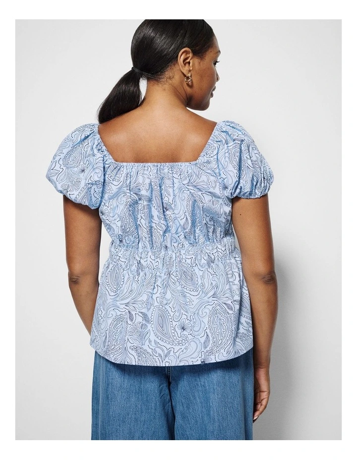 Erika Top in Paisley image 2