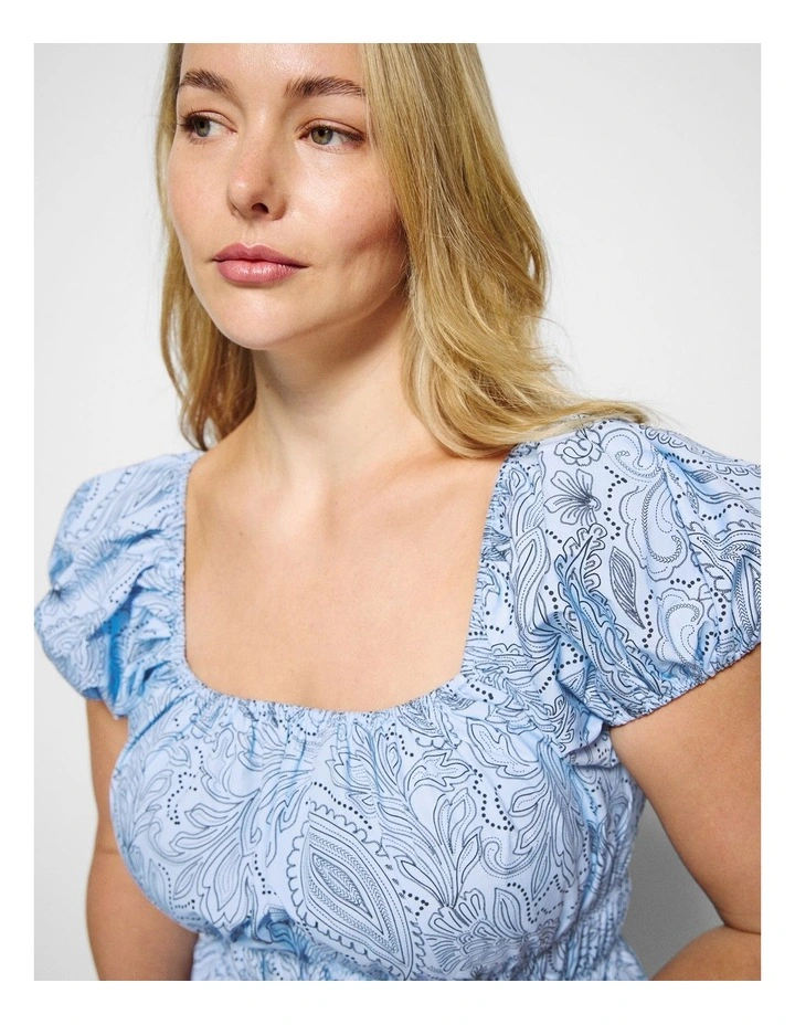 Erika Top in Paisley image 7