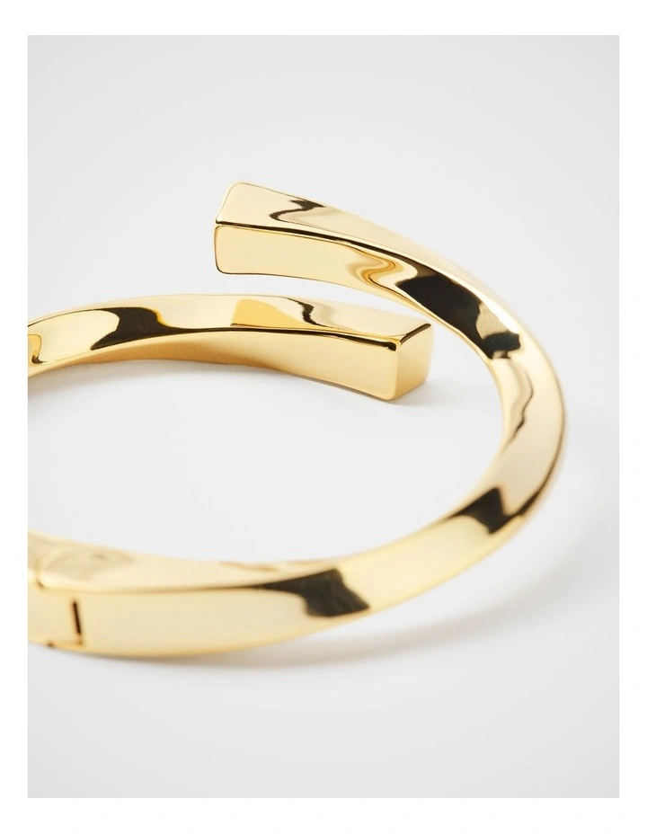 Hazel Spiral Cuff in Gold image 3