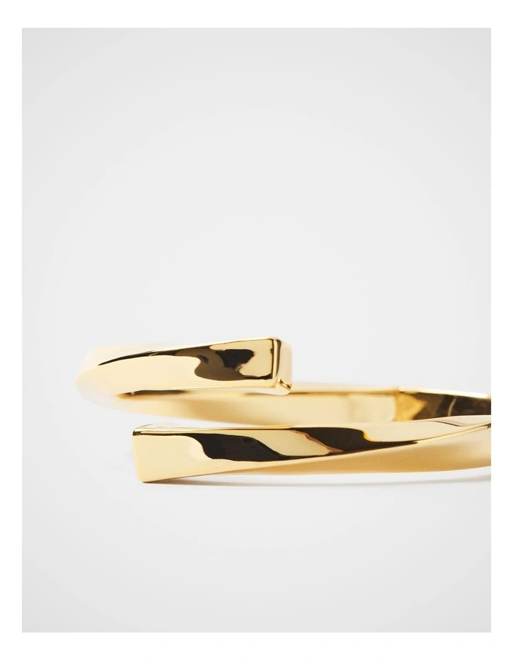 Hazel Spiral Cuff in Gold image 4