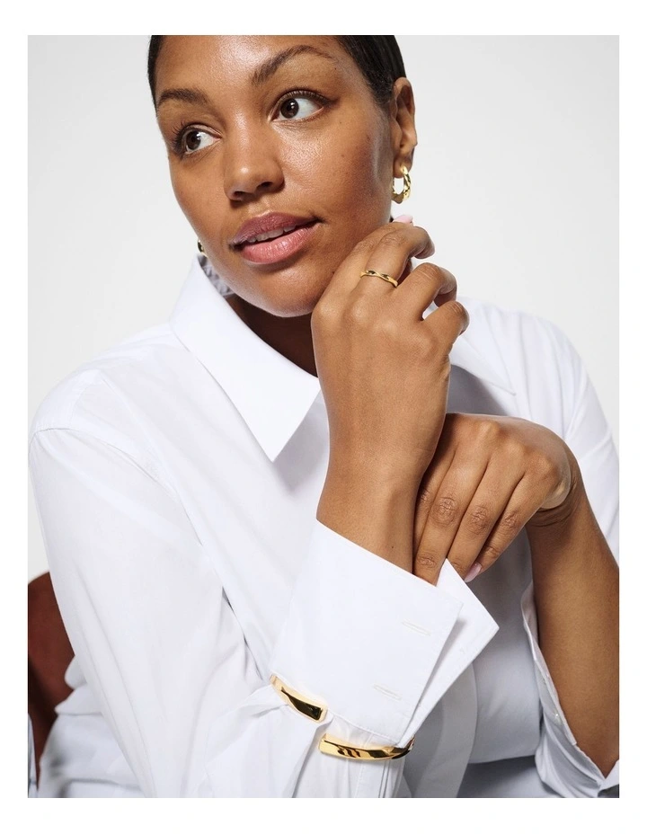 Hazel Spiral Ring in Gold image 2