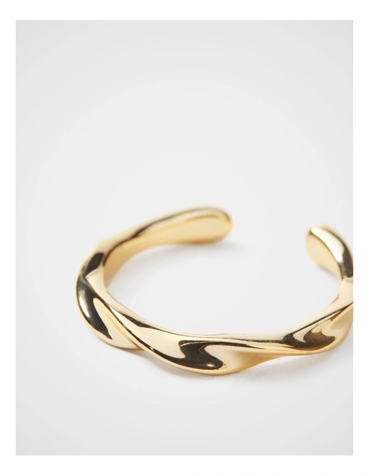 Hazel Spiral Ring in Gold image 3