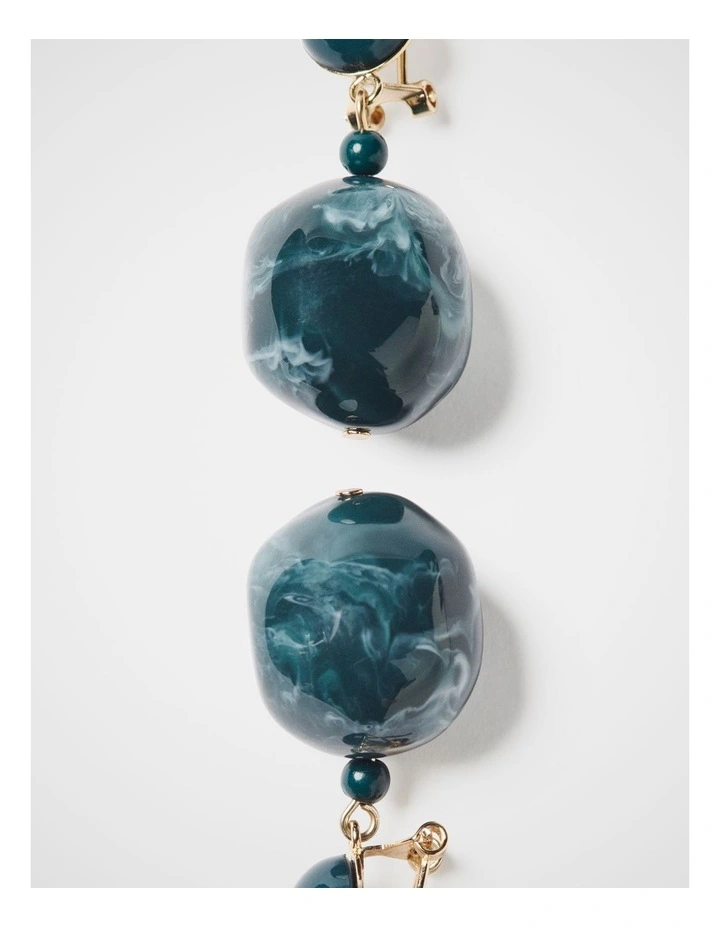 Nora Resin Drop Earr in image 3