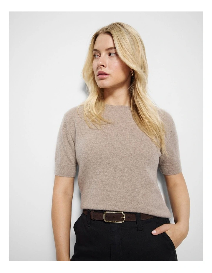 Maya Leather Belt in Espresso image 1