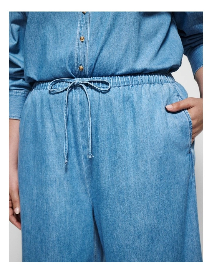 Theresa Pant in Light Blue Wash image 3