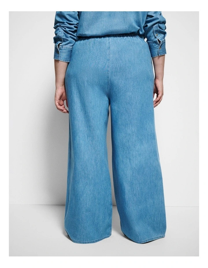 Theresa Pant in Light Blue Wash image 4