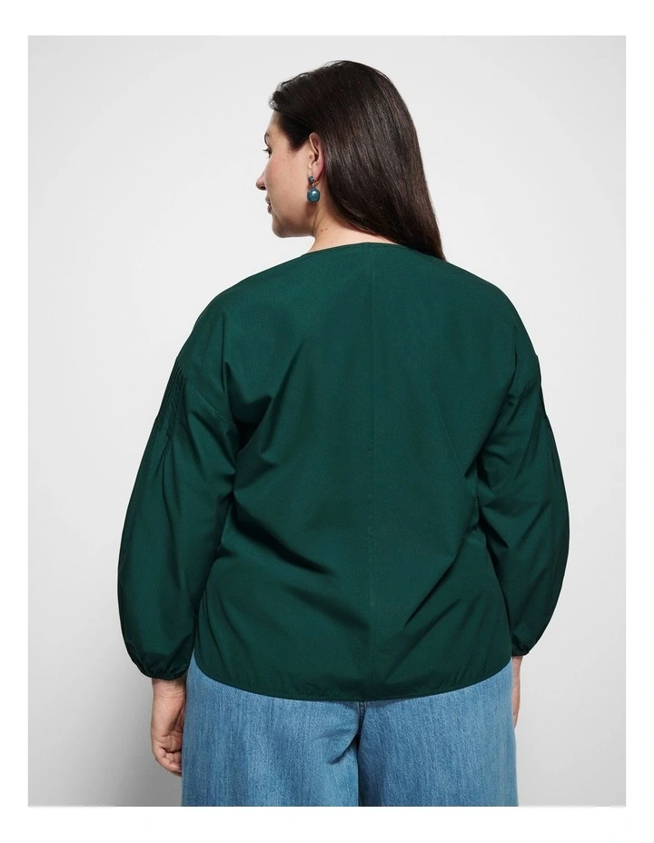 Kate Shirt in Juniper Green image 3