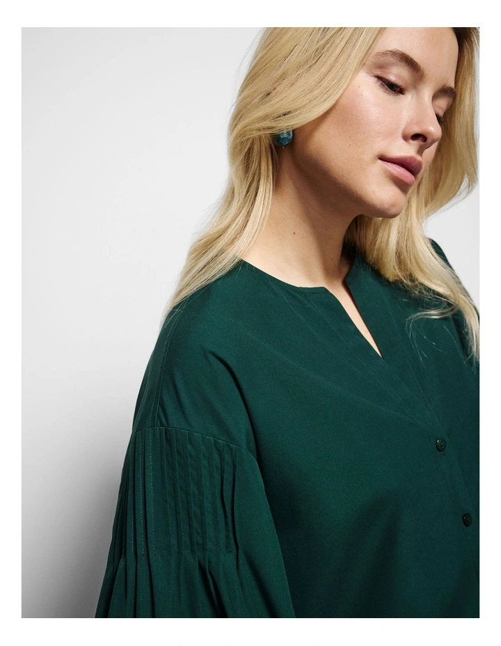 Kate Shirt in Juniper Green image 6