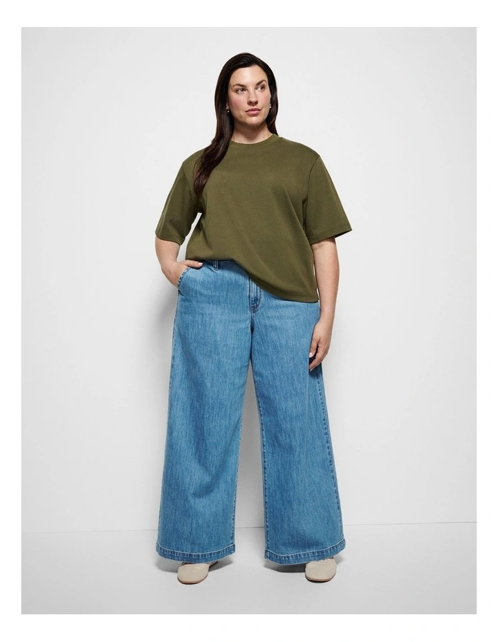 Modern Tee in Olive image 5