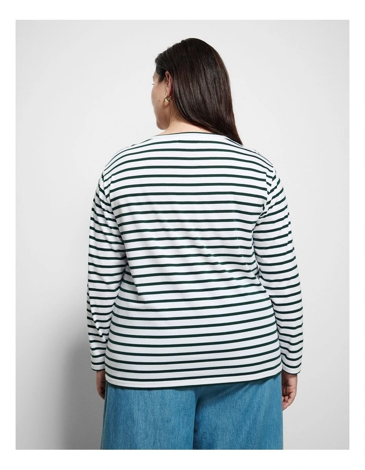 Sarah Long Sleeve Tee in image 4