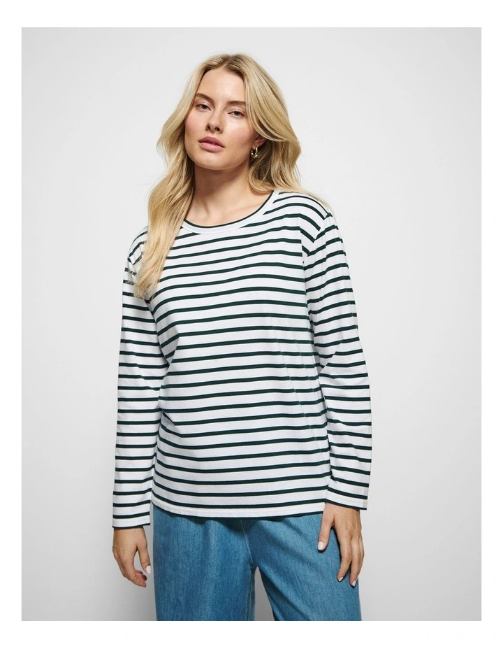 Sarah Long Sleeve Tee in image 5