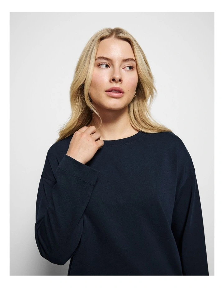 Eloise Top in Navy image 6