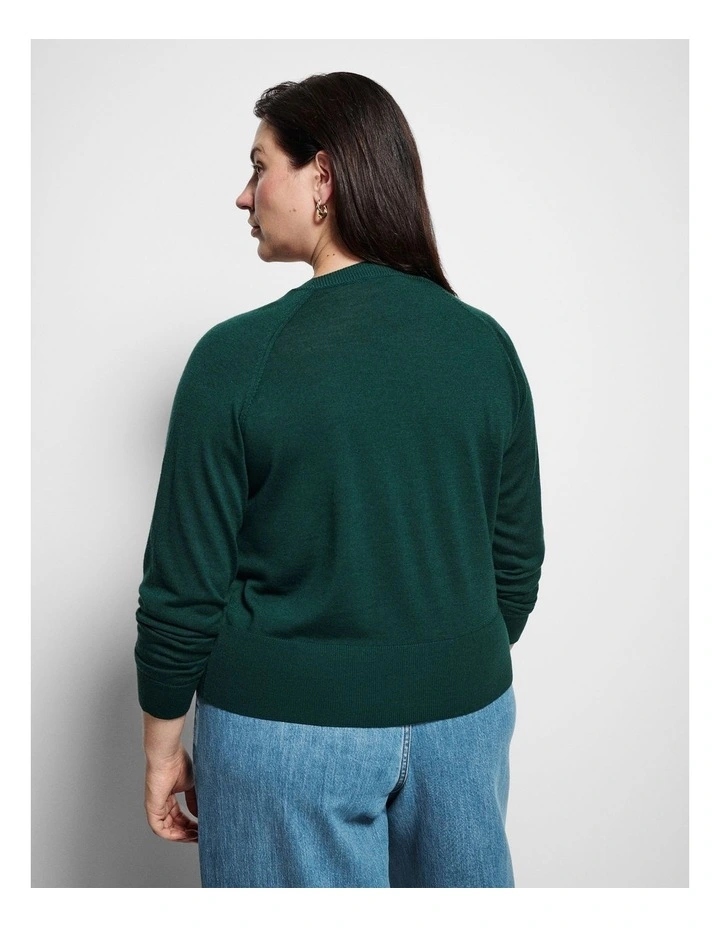 Amanda Cardigan in Juniper Green image 3