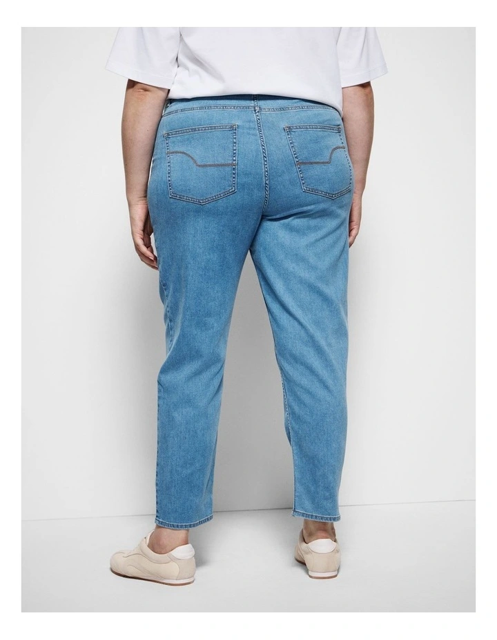 The Soft Stretch Casual Pant in Light Blue Wash image 4
