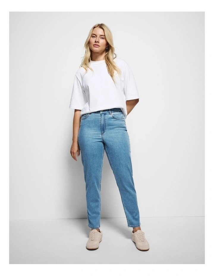 The Soft Stretch Casual Pant in Light Blue Wash image 5