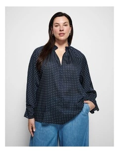 Lesley Blouse in Mini Spot