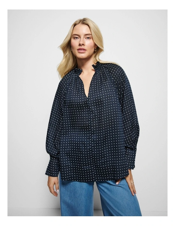 Lesley Blouse in Mini Spot image 4