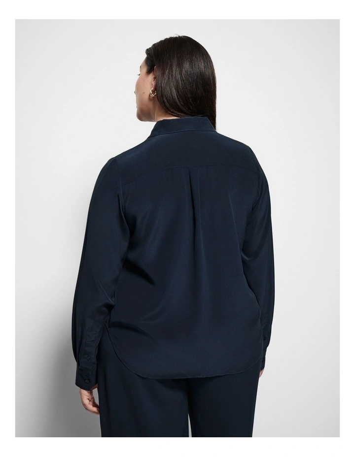 Matilda Shirt in True Navy image 3