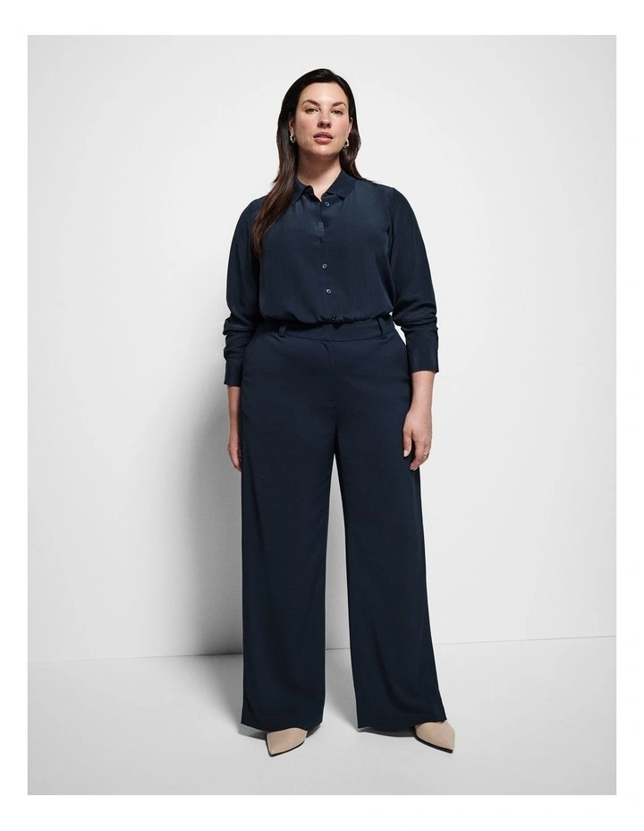 Matilda Shirt in True Navy image 4