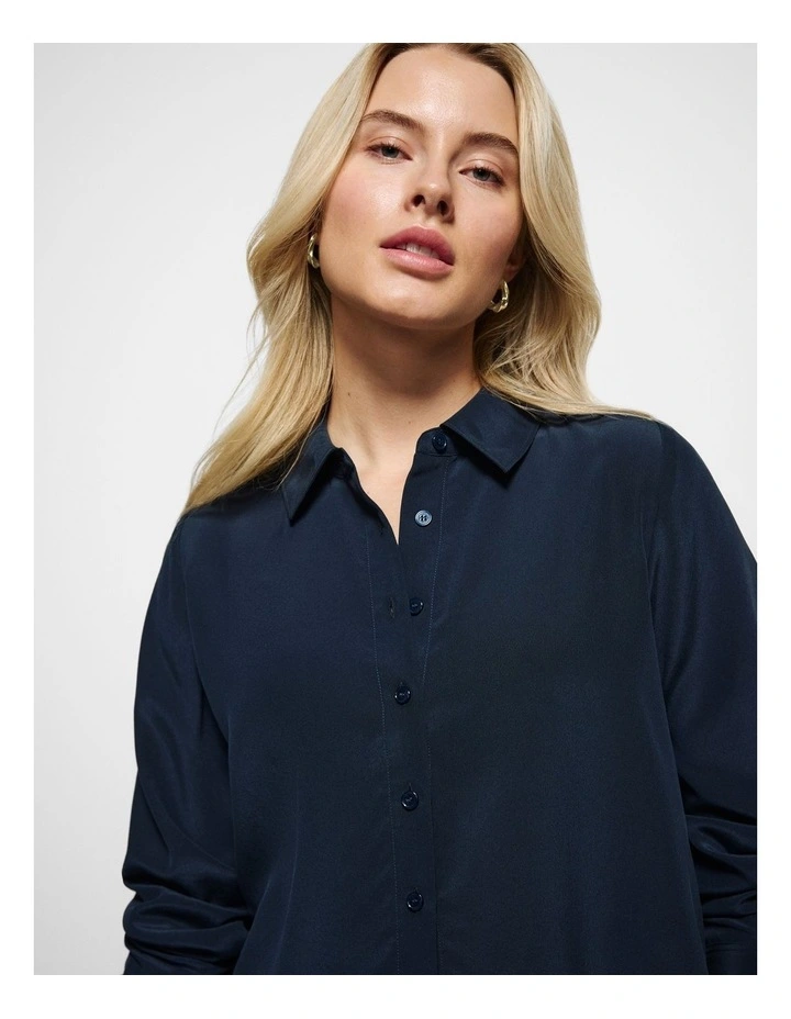 Matilda Shirt in True Navy image 6