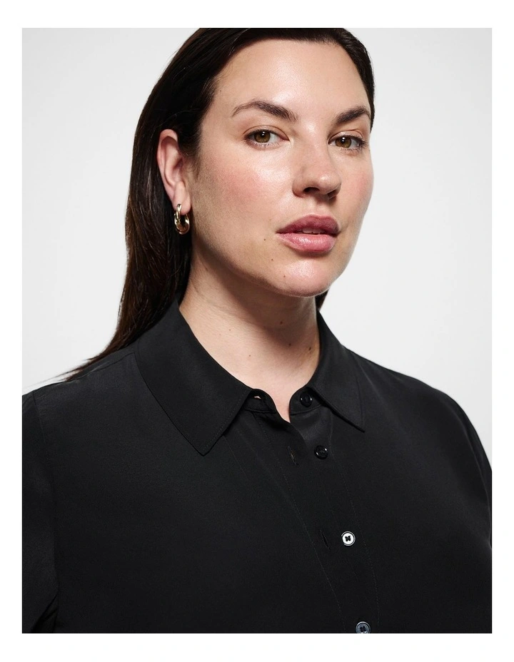 Matilda Shirt in Black image 2