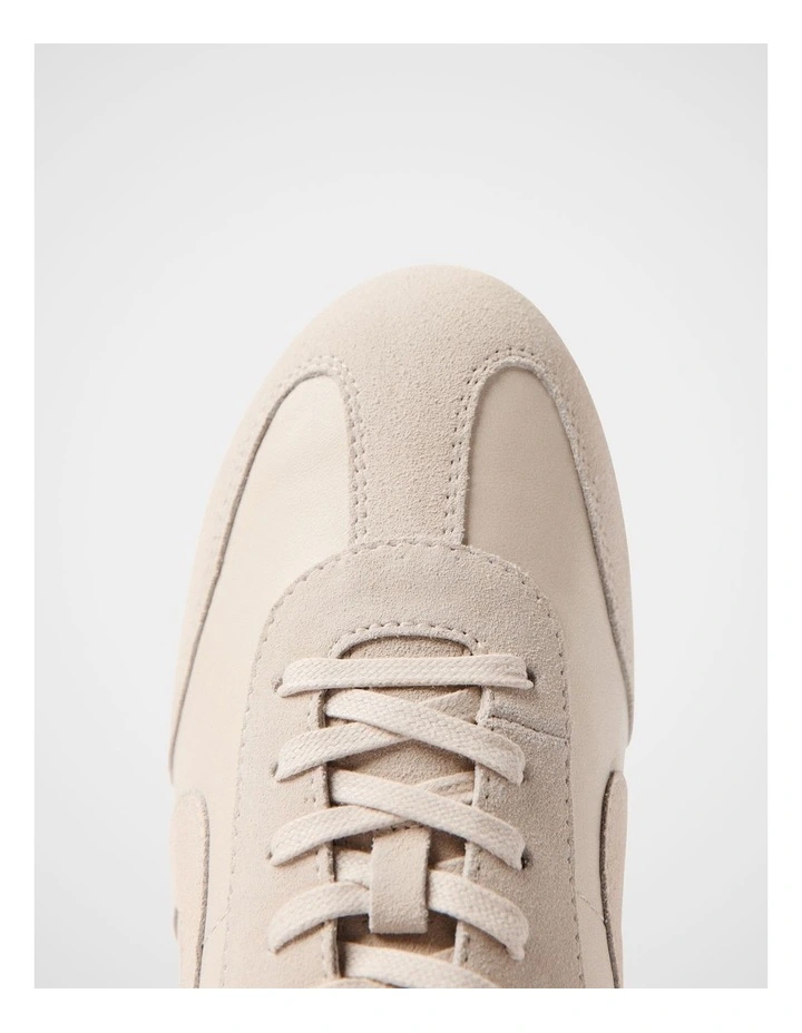 Charlie Suede Sneaker in Latte image 2