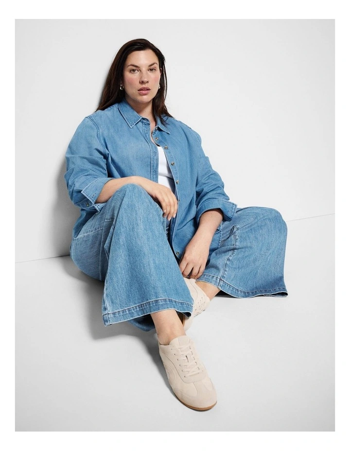 Charlie Suede Sneaker in Latte image 3