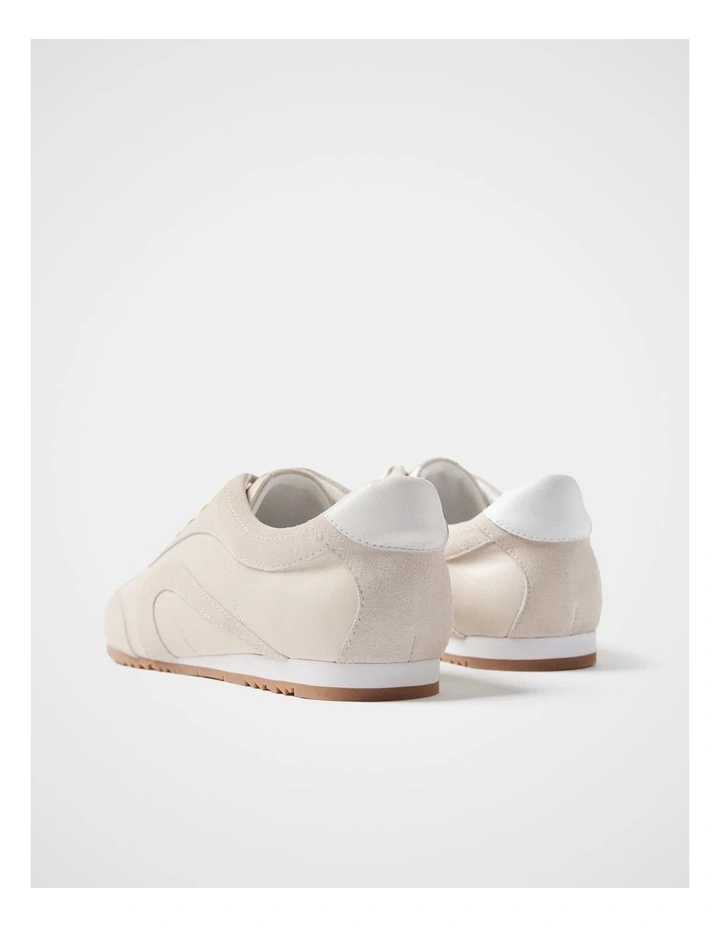 Charlie Suede Sneaker in Latte image 4