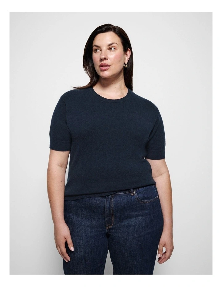 Luna Top in True Navy image 1