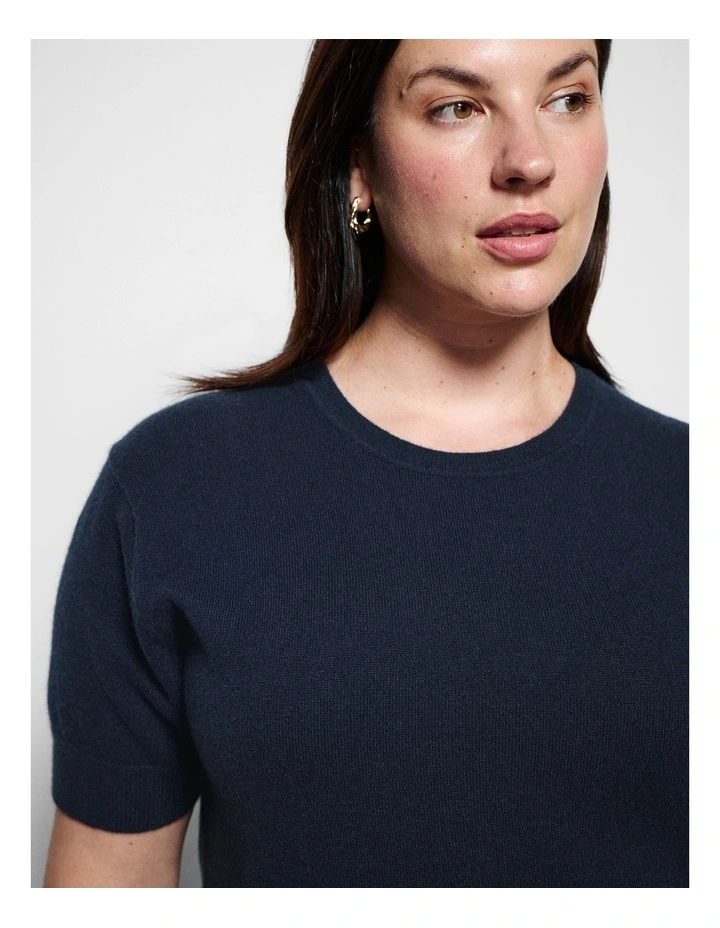 Luna Top in True Navy image 2