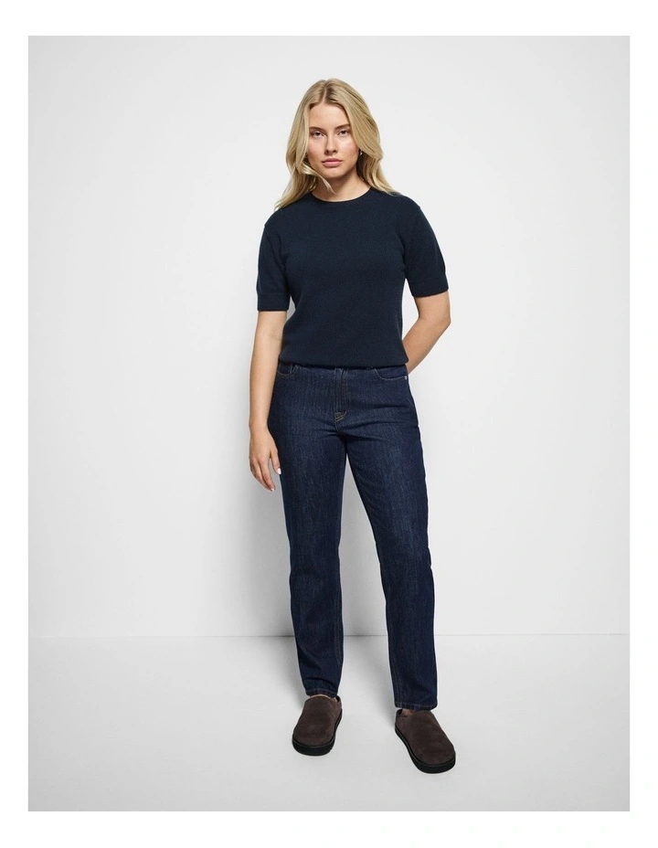 Luna Top in True Navy image 7