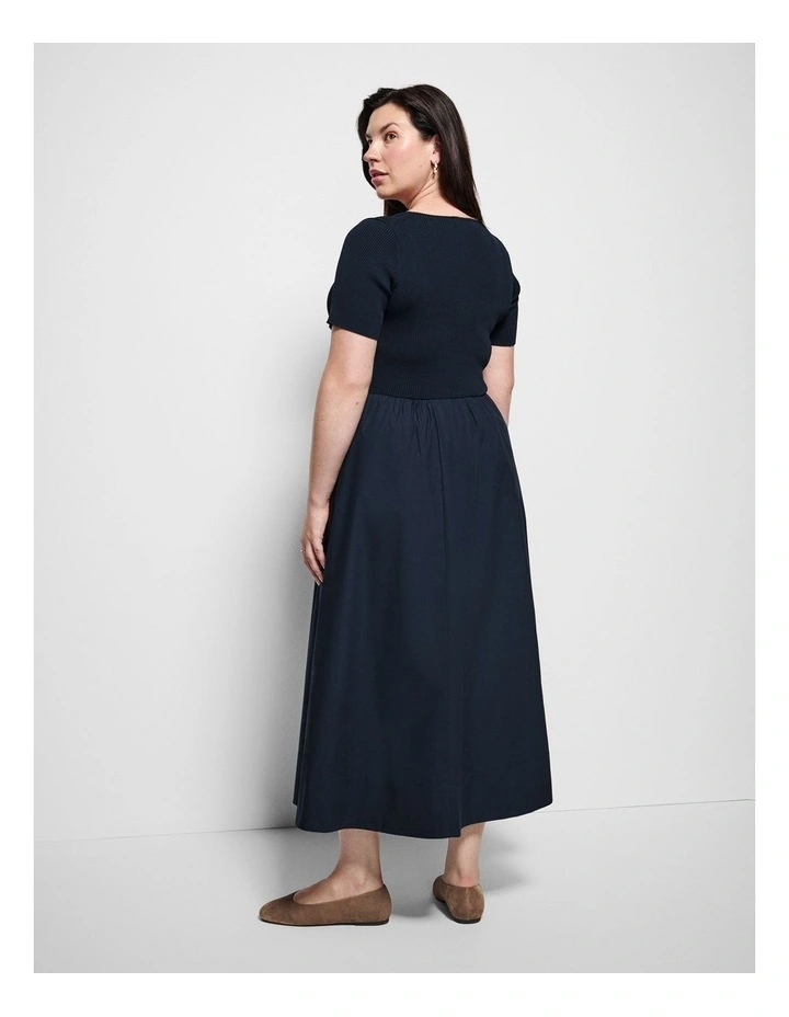 Georgia Dress in True Navy image 3