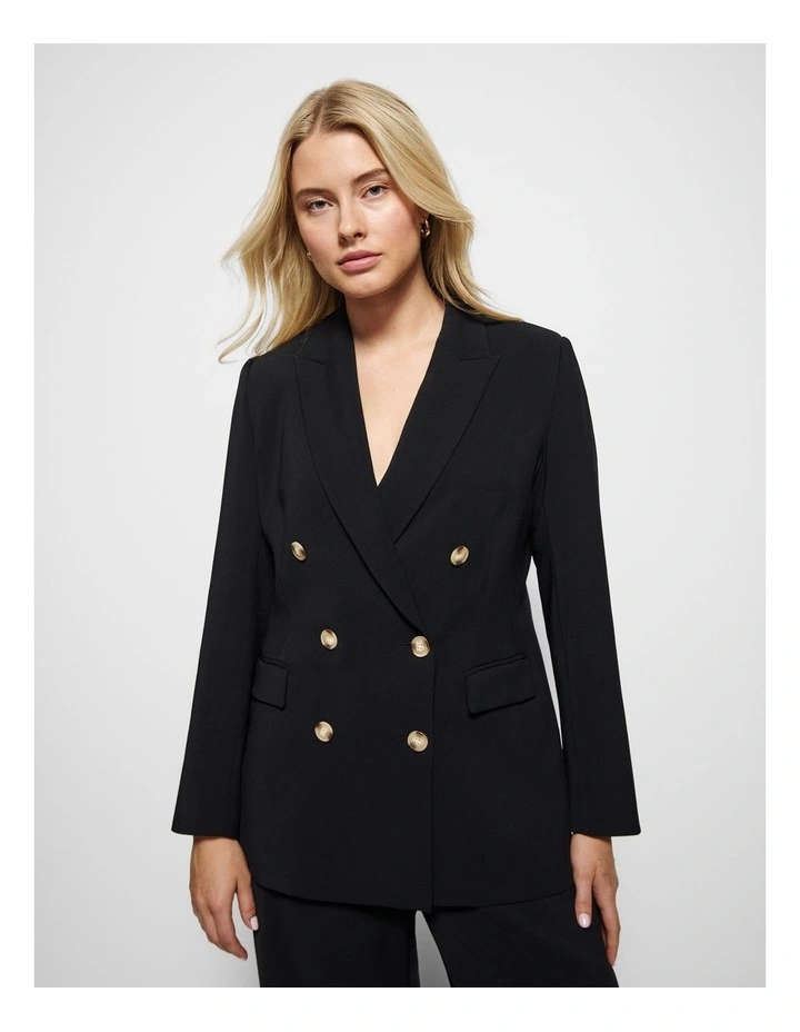 Sienna Blazer in Black image 3