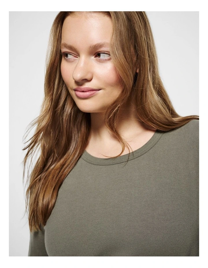 Bianca Top in Moss image 6