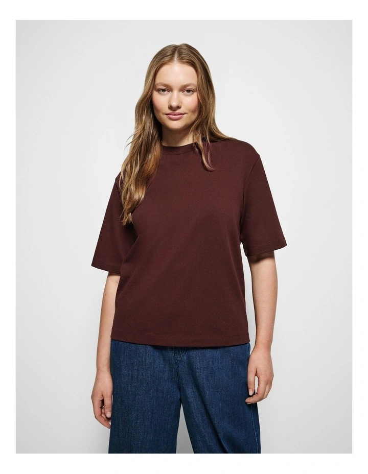 Modern Tee in Mulberry image 4