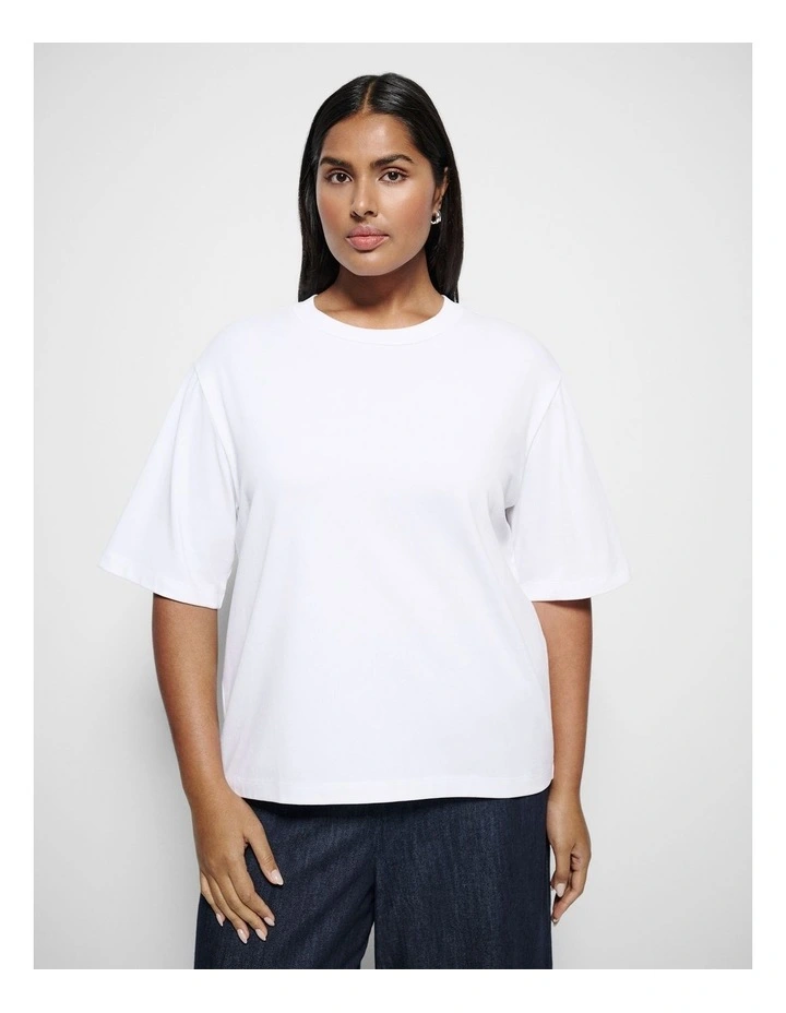 Modern Tee in White image 1