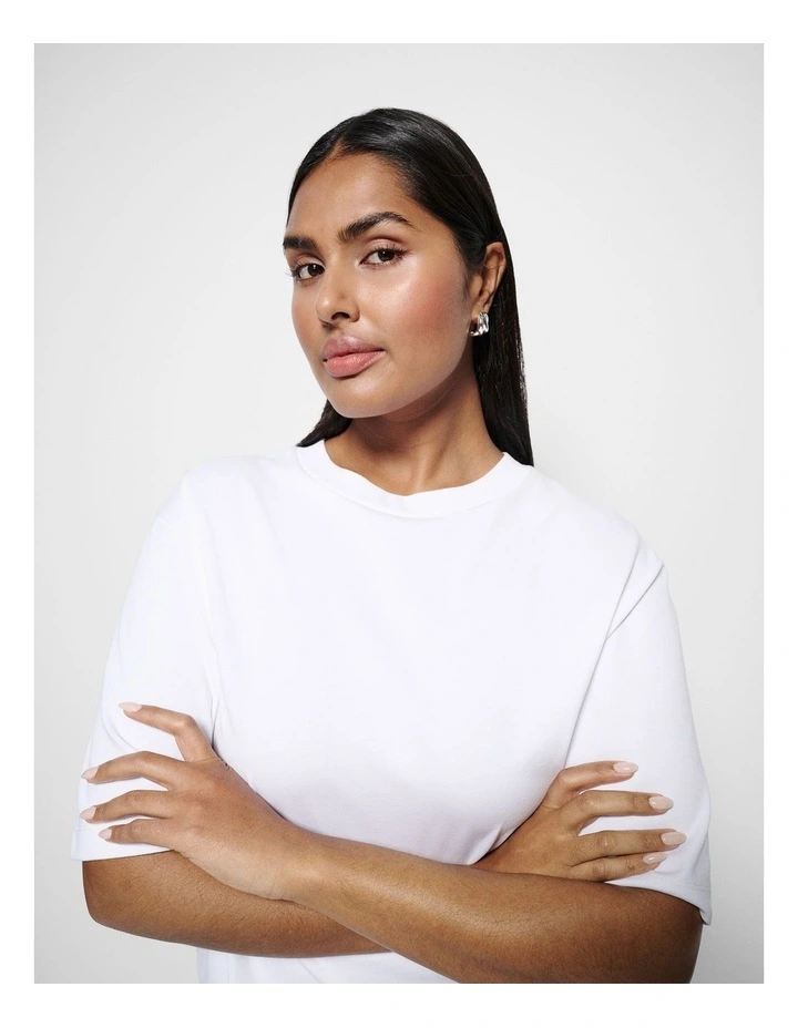 Modern Tee in White image 2