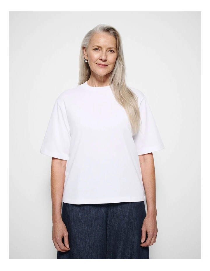 Modern Tee in White image 5