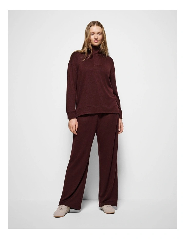 Helen Lounge Pant in Mulberry image 4