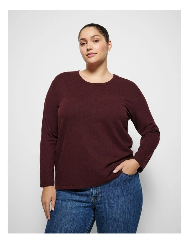 Bianca Top in Mulberry image 1